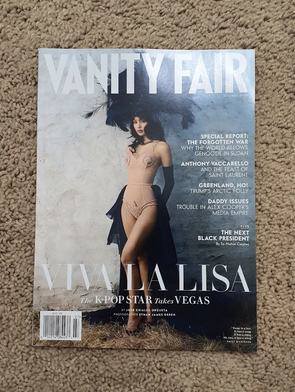 Vanity Fair Summer 2026 Issue Featuring Viva La Lisa K Pop Star Takes Vegas